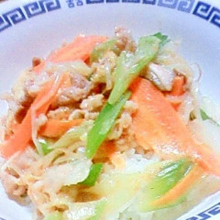 冷蔵庫の残り野菜で！栄養たっぷりあったか中華丼